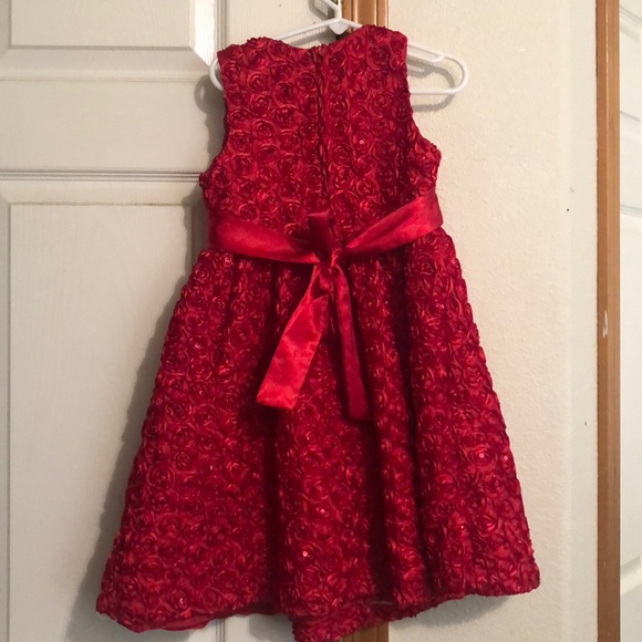 Girls Red Dress size 5 - Picture 2 of 3